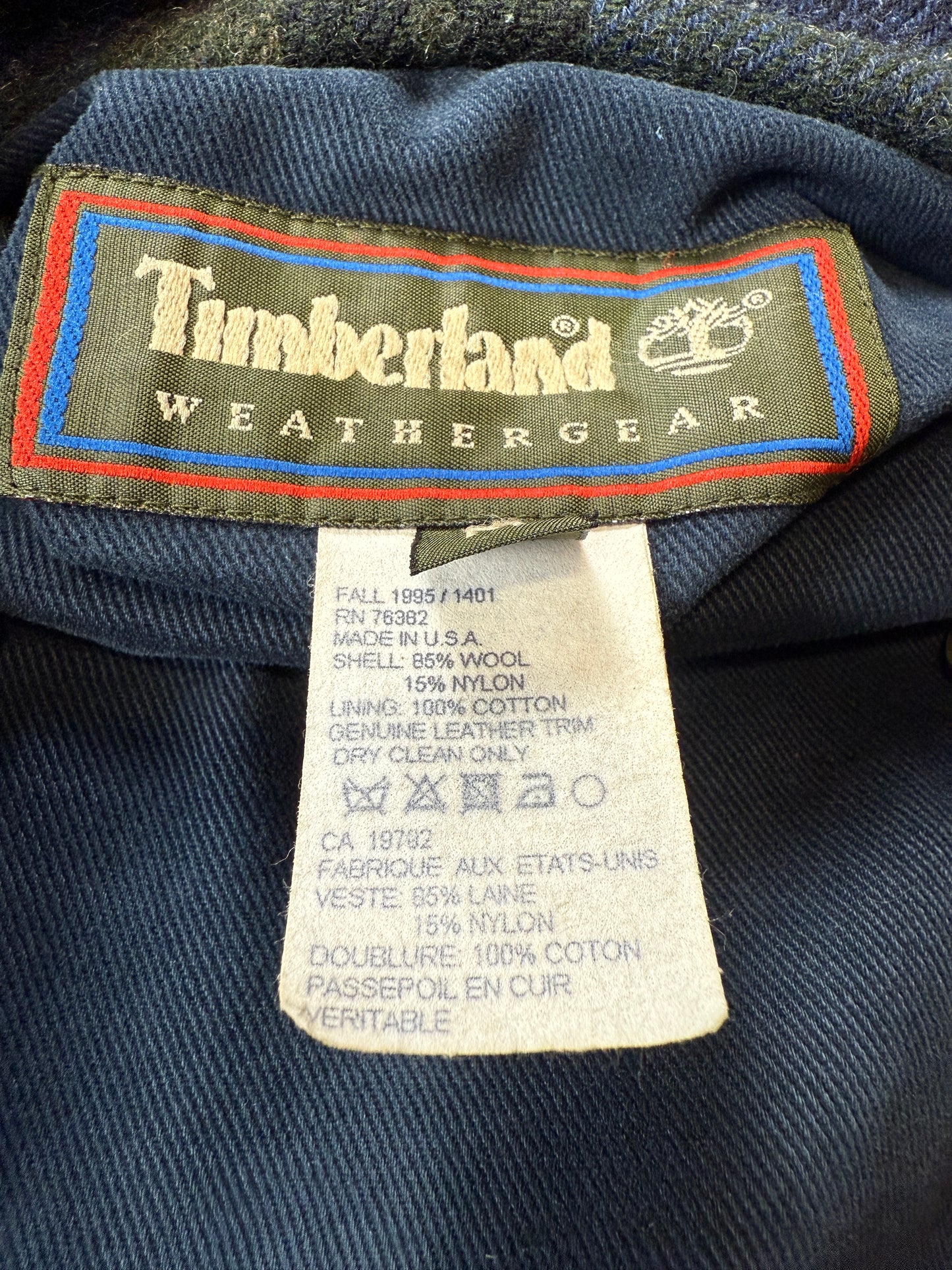 Giubbotto Timberland reversibile made in USA 1995 - tg. M/L