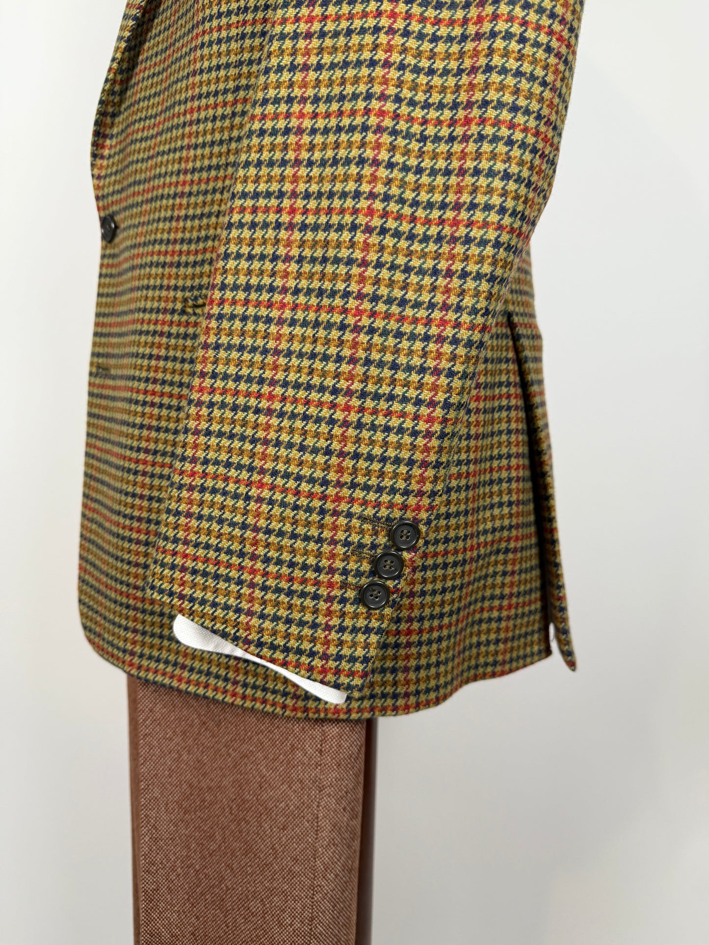 Giacca anni ‘80 pied-de-poule in misto lana - tg. 48