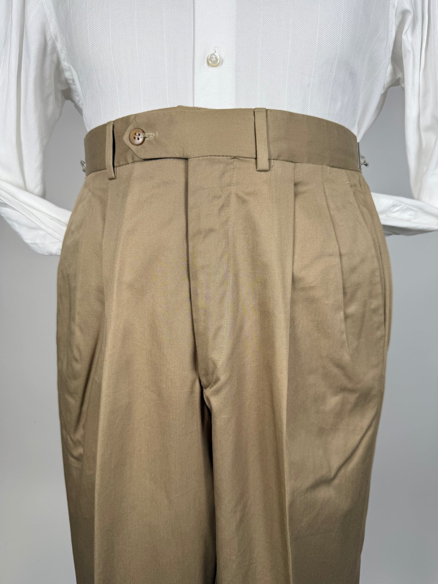Pantaloni in cotone beige (NOS) - tg. 46