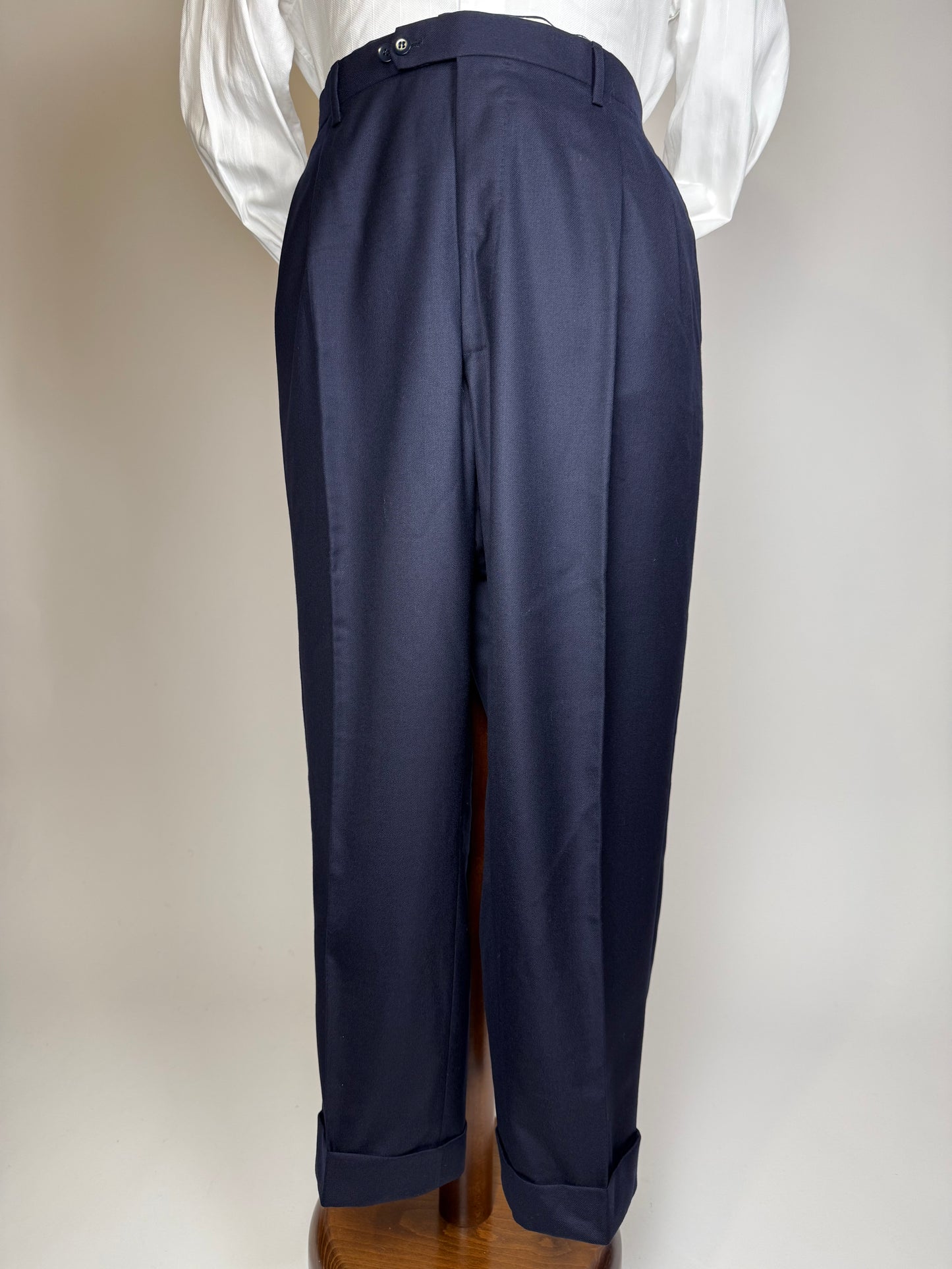 Completo sartoriale anni ‘80 flanella lana e cashmere - tg. 62