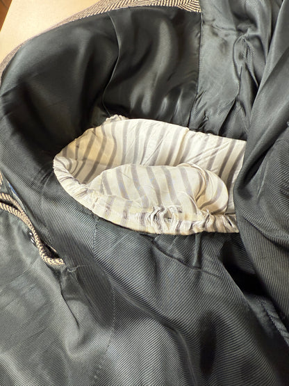 Giacca in puro cashmere marrone spigato - tg. 50