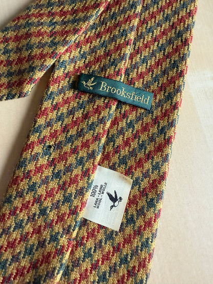 Cravatta in tweed pied-de-poule