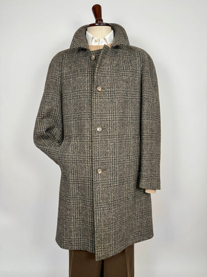 Cappotto raglan in tweed scozzese Crombie - tg. 50-52