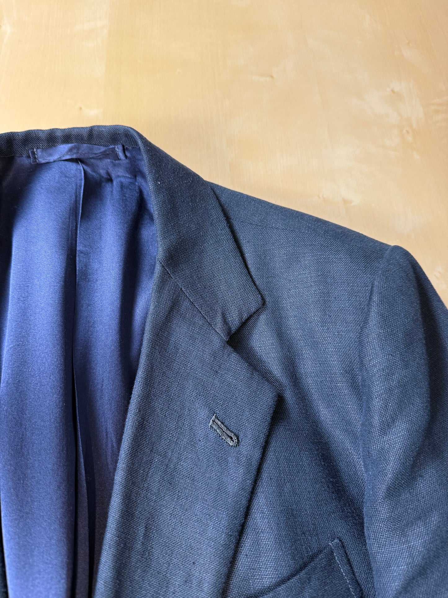 Giacca sartoriale in lino con fodera in seta - tg. 48/50