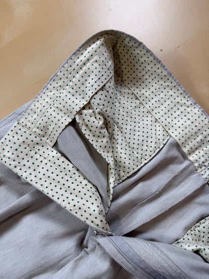 Pantaloni in misto lino anni ‘80 color avorio - tg. 50