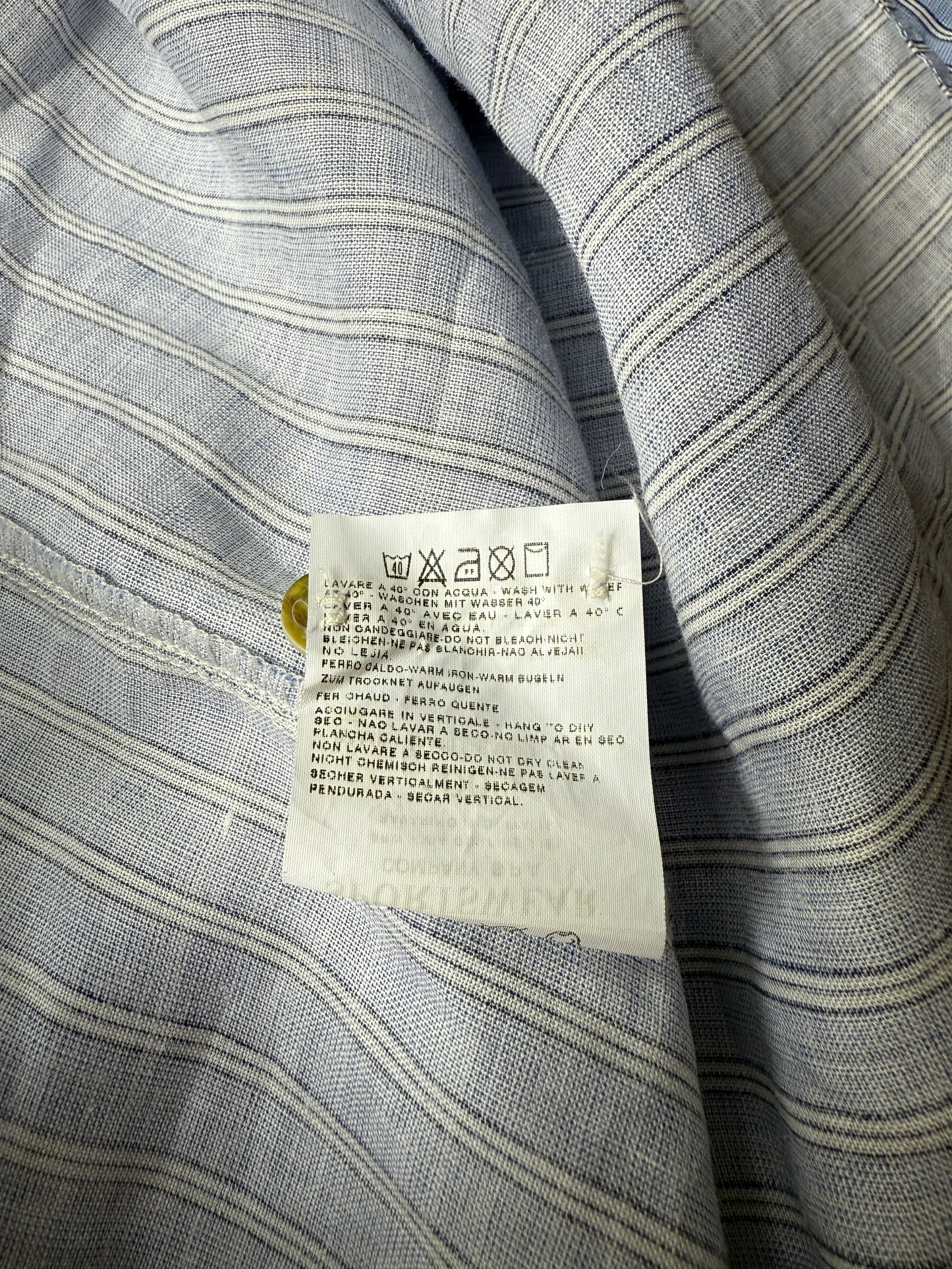 Camicia CP company in ramia con collo coreano (SS 2004) - L