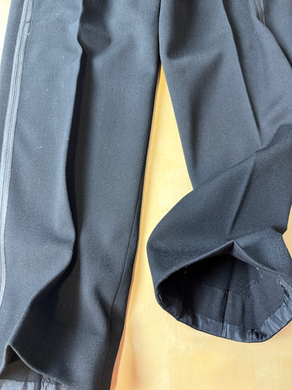 Smoking sartoriale anni ‘40/‘50 monopetto revers a lancia - tg. 46/48