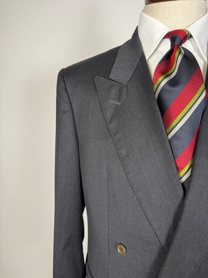 Giacca doppiopetto anni ‘80 flanella Tasmania Loro Piana - tg. 48/50