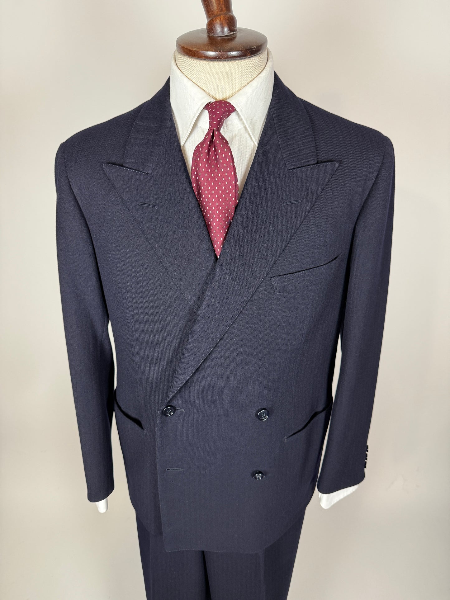 Completo sartoriale anni ‘50 doppiopetto - tg. 50/52