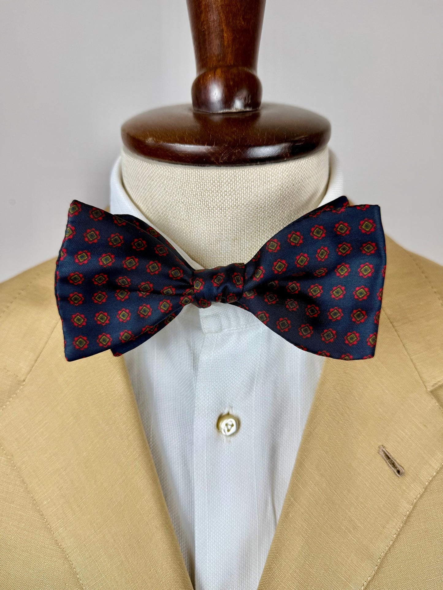 Papillon vintage navy micro fantasia
