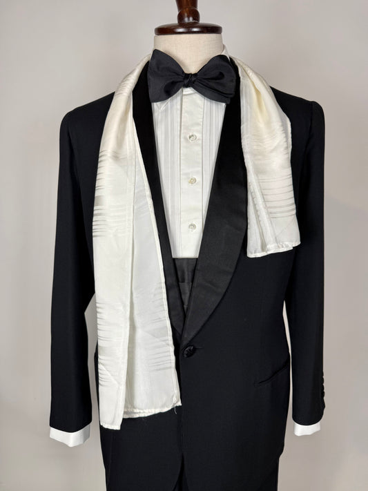 Sciarpa da sera in seta vintage jacquard