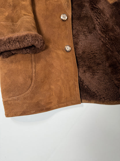 Shearling marrone anni ‘70 - tg. 50-52 (L)
