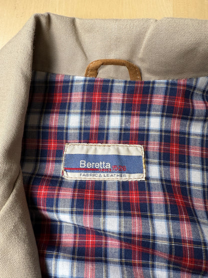 Giacca da caccia sahariana Beretta con inserti in pelle - tg. 50