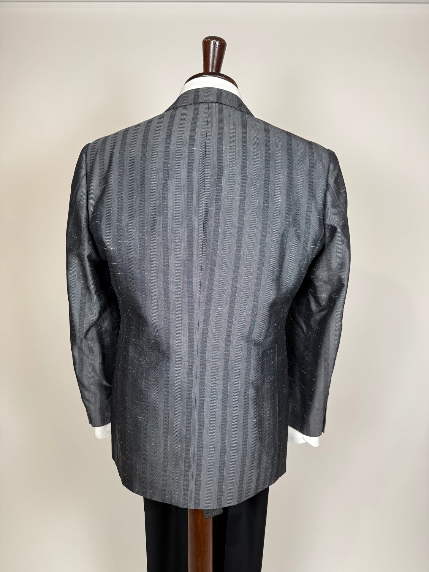 Giacca da smoking anni '80 in seta shantung - tg. 50