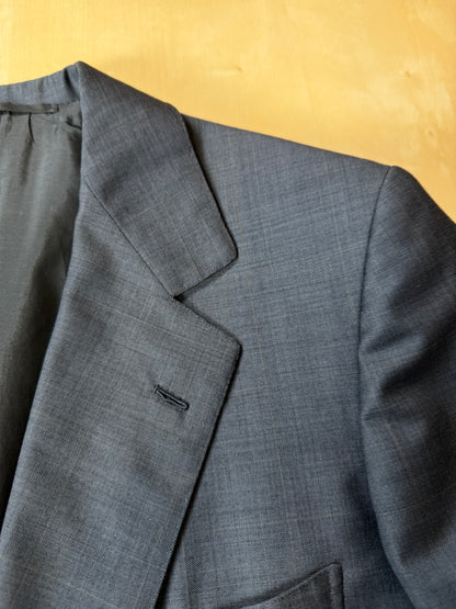 Giacca sartoriale fresco lana antracite finestrata - tg. 48