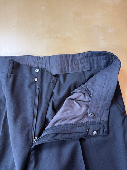Pantaloni sartoriali fresco lana blu notte - tg. 56/58