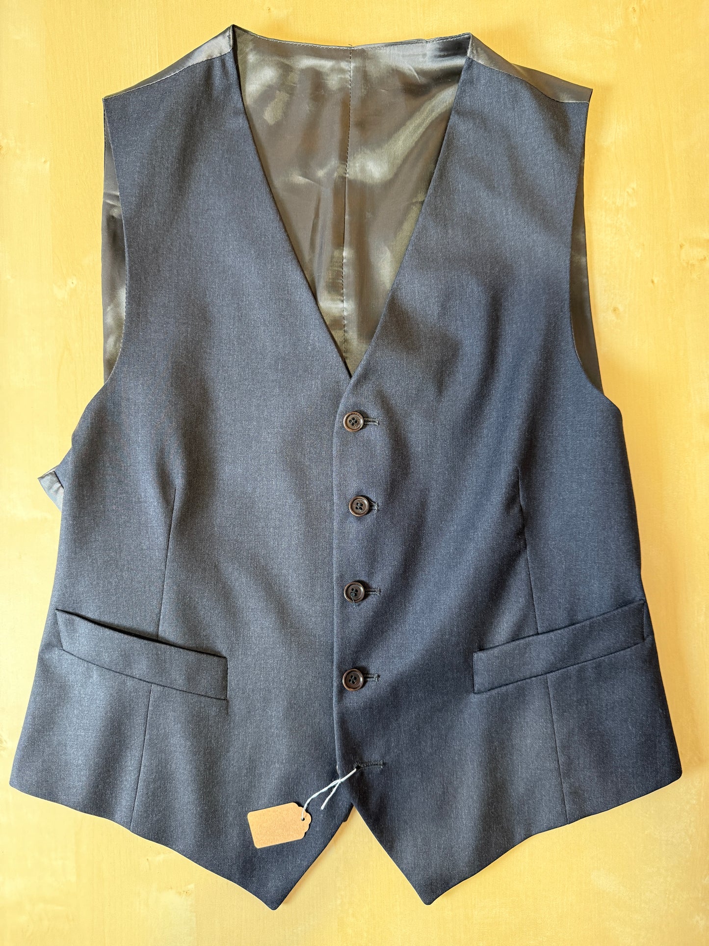 Panciotto in fresco lana grigio - tg. 48