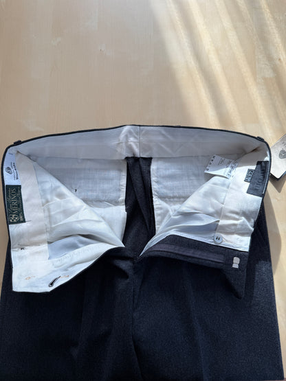 Pantaloni anni ‘90 flanella antracite (NOS) - tg. 46/48