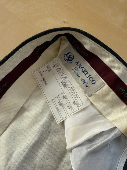 Pantaloni anni ‘80 flanella leggera antracite - tg. 46/48