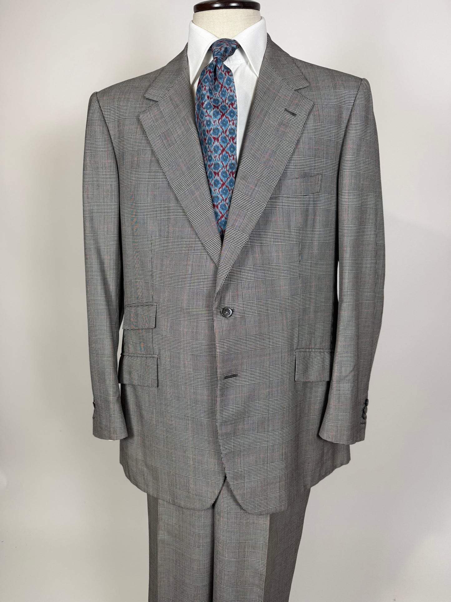 Completo sartoriale principe di Galles pettinato - tg. 54/56