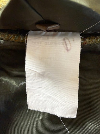 Giacca De Paz tweed verde finestrato - tg. 58