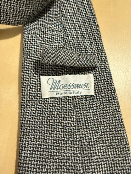 Cravatta Moessmer in pura lana sale e pepe