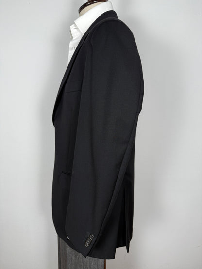 Giacca Corneliani in twill di lana nero - tg. 50/52