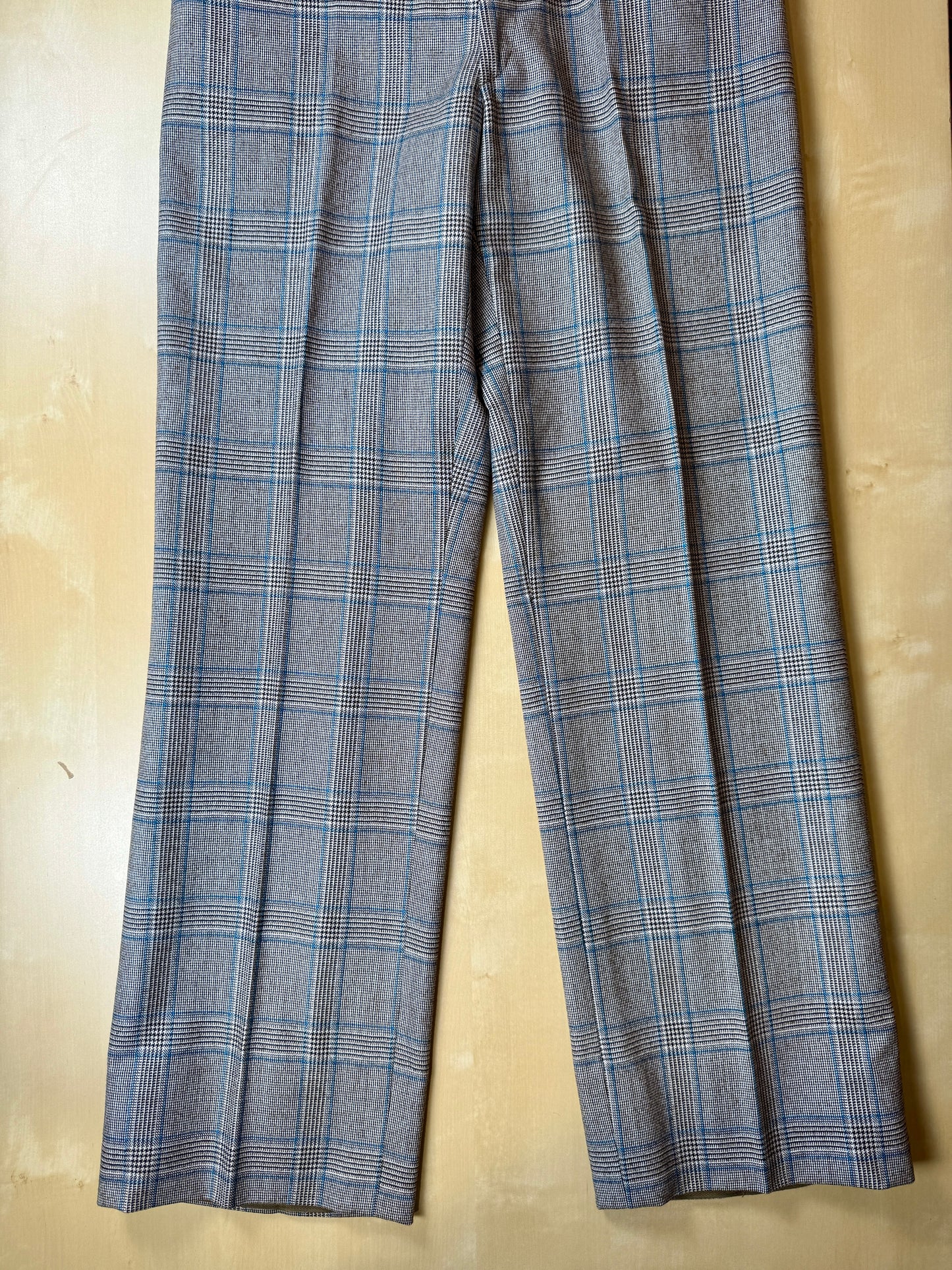 Pantaloni sartoriali anni ‘70 flanella principe di Galles - tg. 48