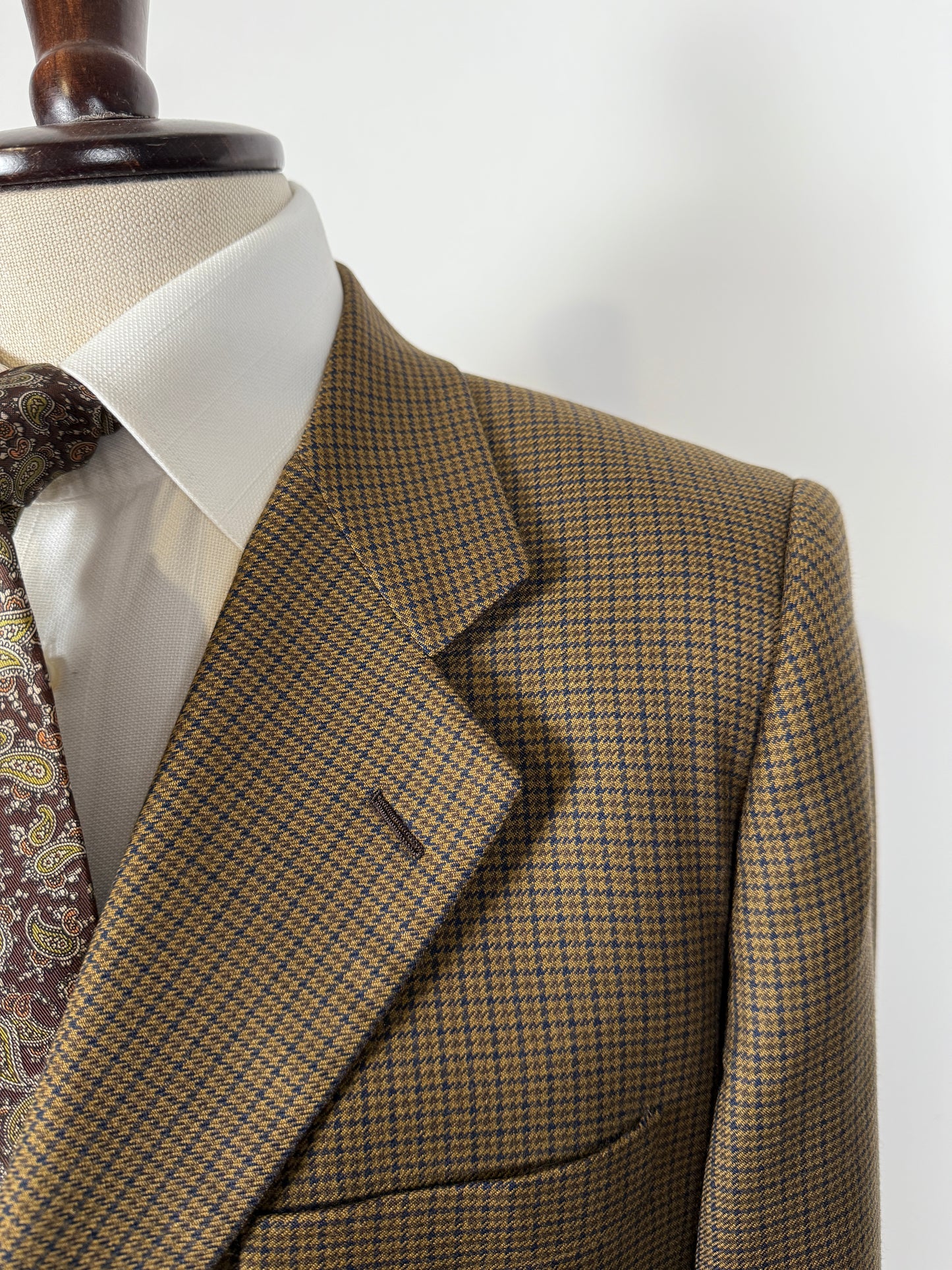 Giacca Burberrys in puro cashmere pettinato pied-de-poule - tg. 50/52