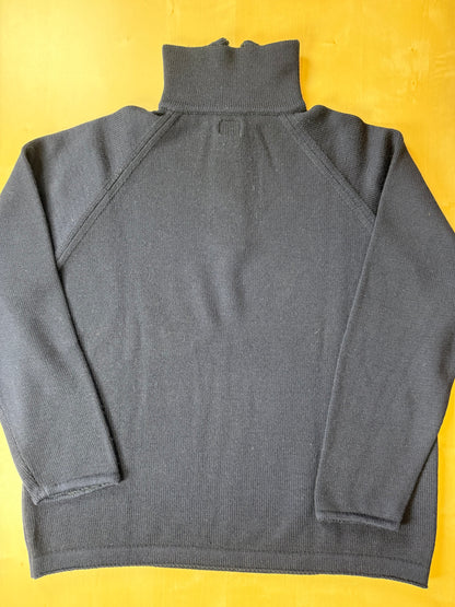 Maglione zip 3/4 CP Company in pura lana - XL