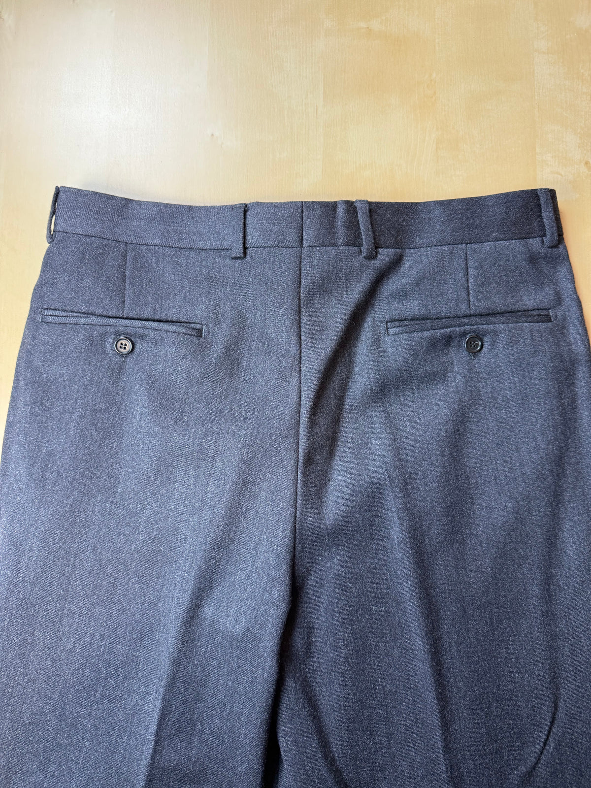 Pantaloni flanella grigio antracite anni '90 - tg. 50