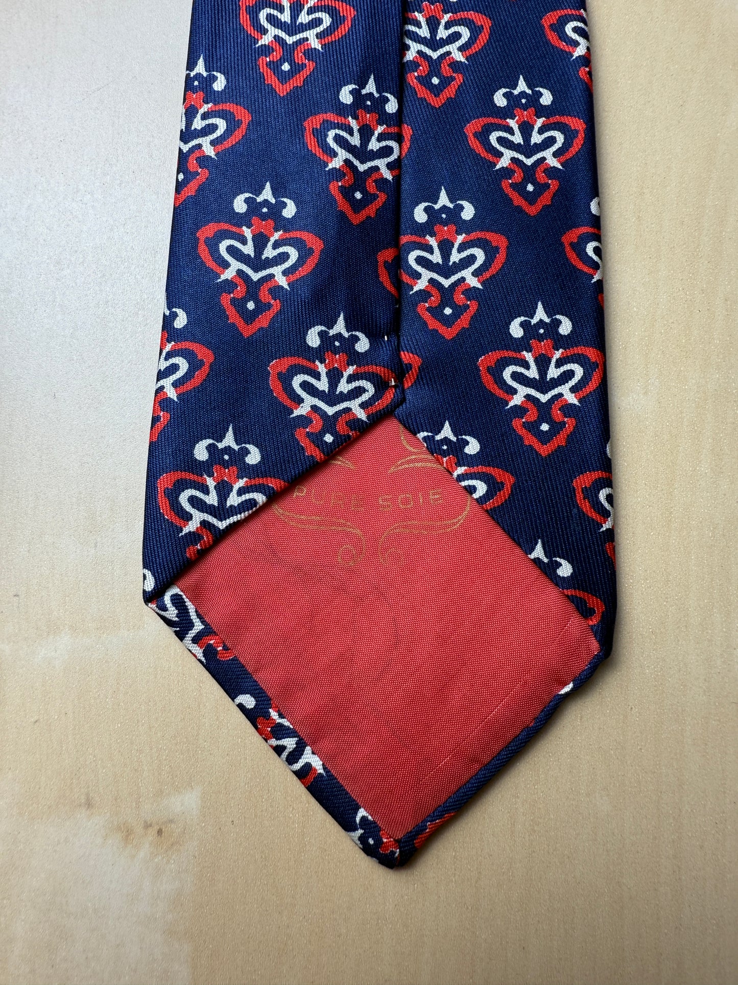 Cravatta anni ‘60/‘70 gigli