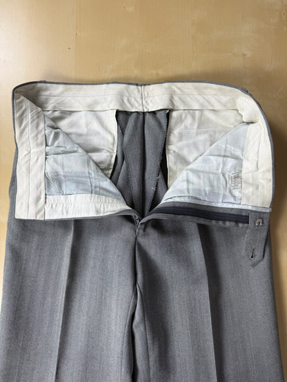 Completo 3 pezzi anni '70 herrigbone grigio - tg. 44