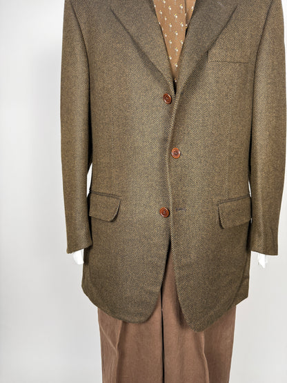 Giacca in puro cashmere tessuto Loro Piana - tg. 52
