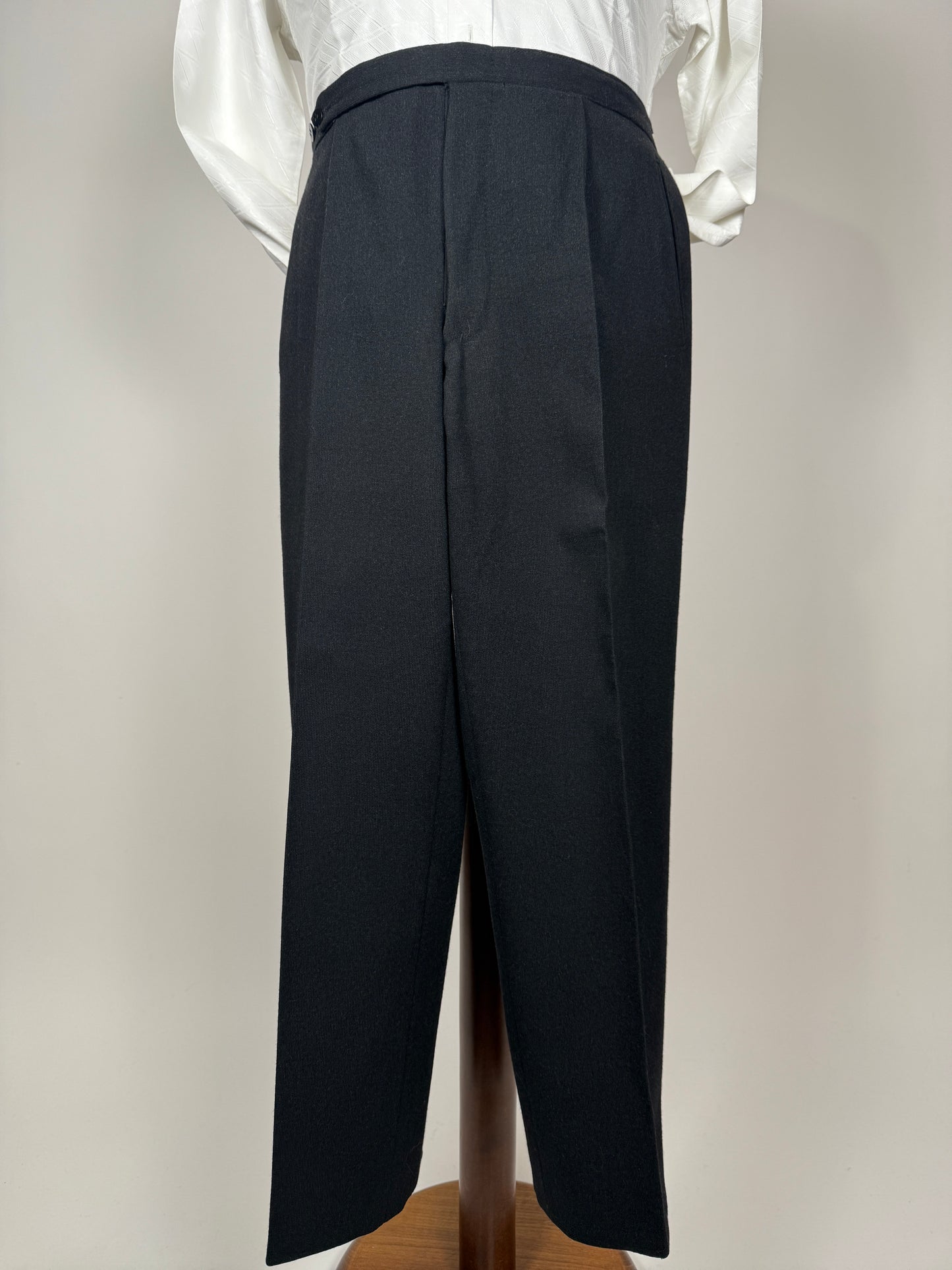 Completo anni ‘60 sartoriale flanella antracite - tg. 46