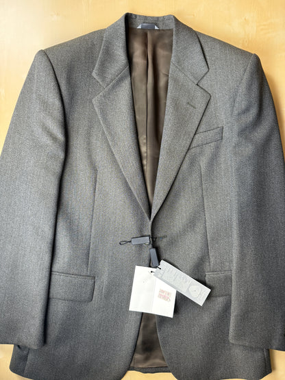 Completo anni ‘80 in covert verde/cachi (NOS) - tg. 48