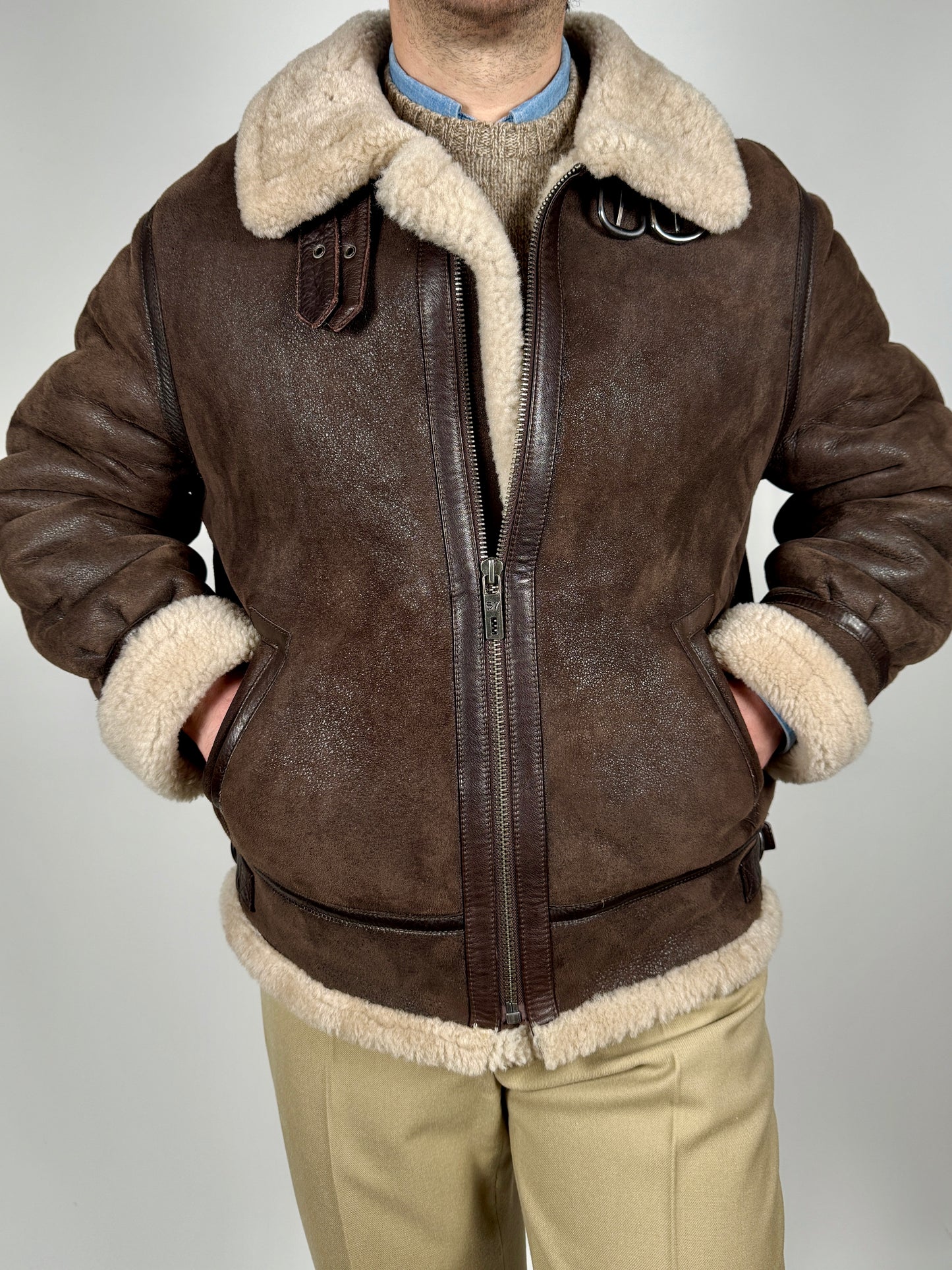 Bomber shearling Chevignon B3 - XL
