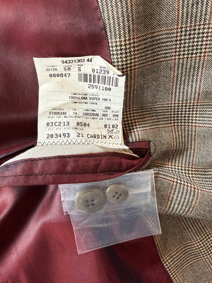 Completo Pierre Cardin principe di Galles flanella leggera - tg. 54