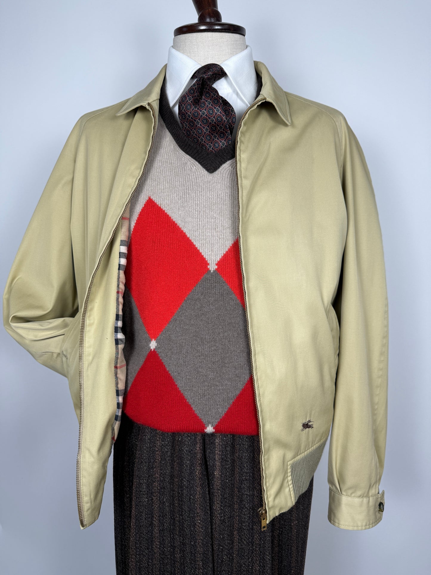 Bomber raglan Burberrys in gabardina - tg. 50/52