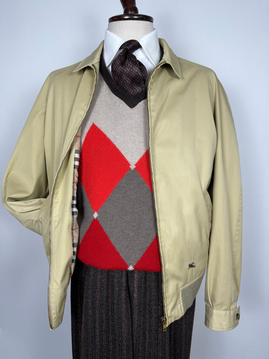 Bomber raglan Burberrys in gabardina - tg. 50/52