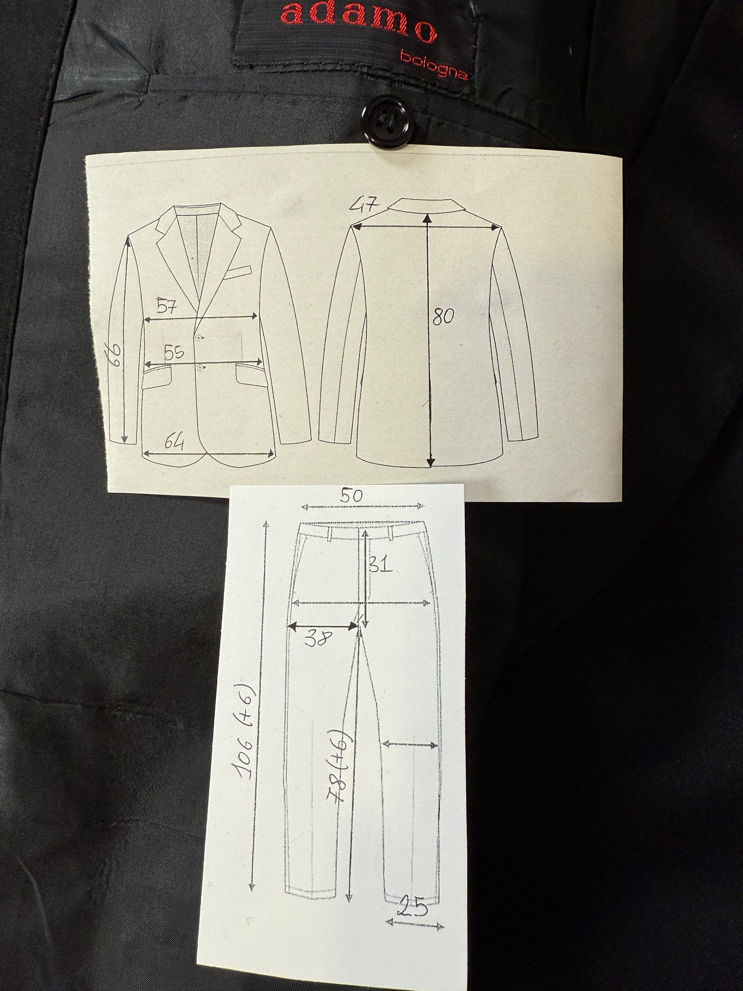 Smoking anni ‘60 revers a scialle - tg. 52/54