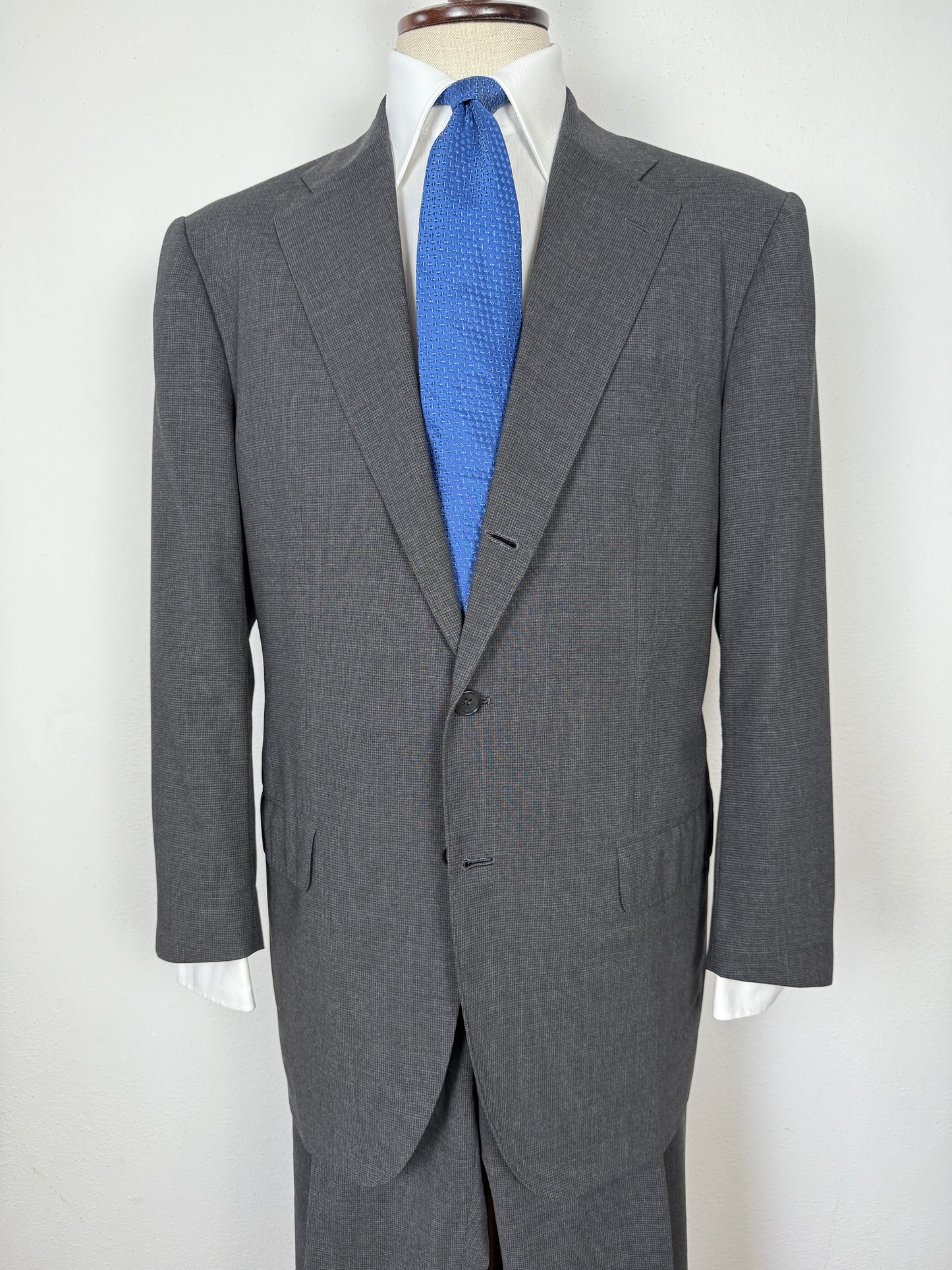 Completo napoletano Sartorio in fresco lana antracite - tg. 54