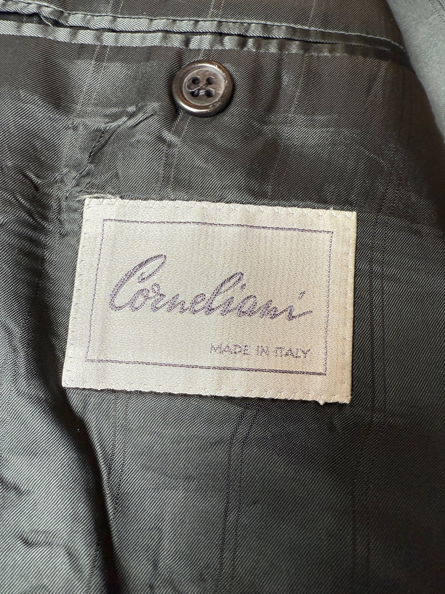 Completo doppiopetto Corneliani anni ‘80 in lana e seta - tg. 52/54