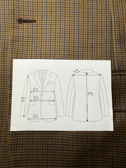 Giacca Burberrys in puro cashmere pettinato pied-de-poule - tg. 50/52