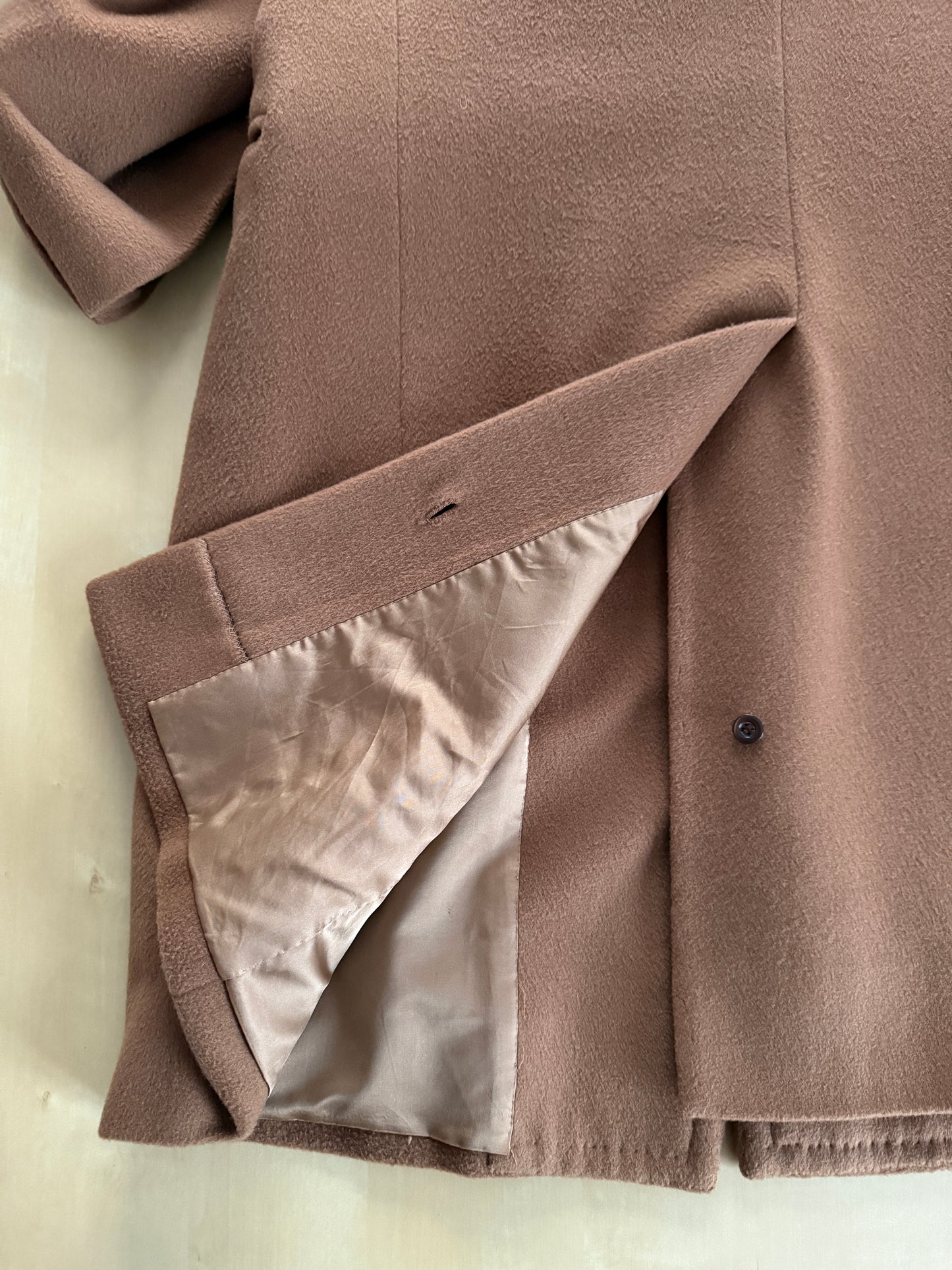 Cappotto cammello sartoriale anni ‘70/‘80 - tg. 48-50