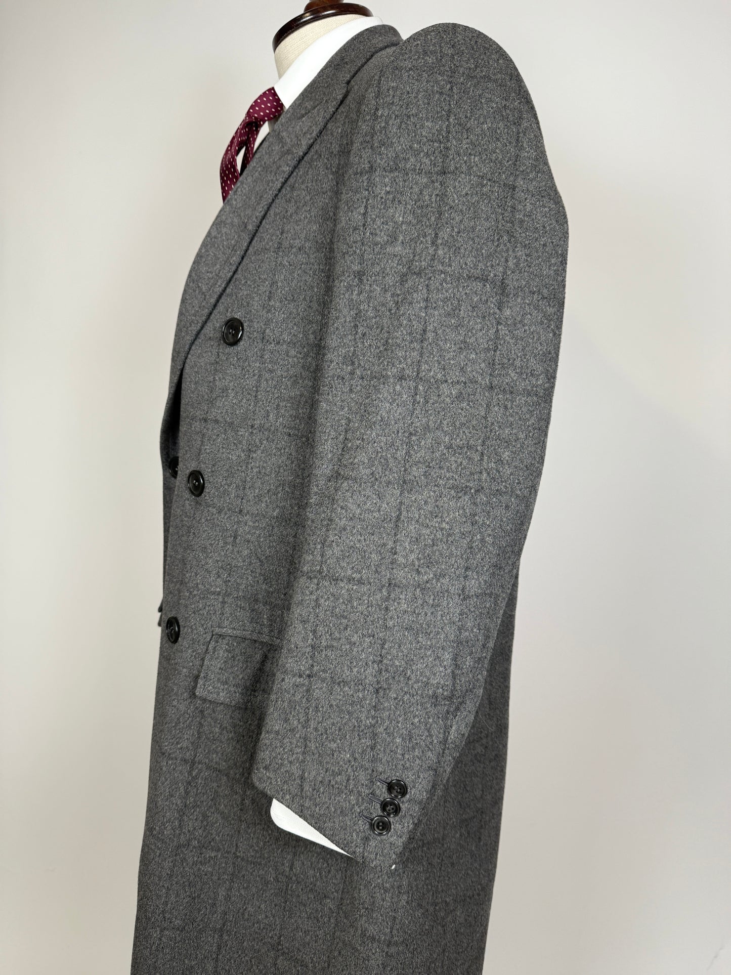 Cappotto doppiopetto sartoriale anni ‘50 - tg. 48-50