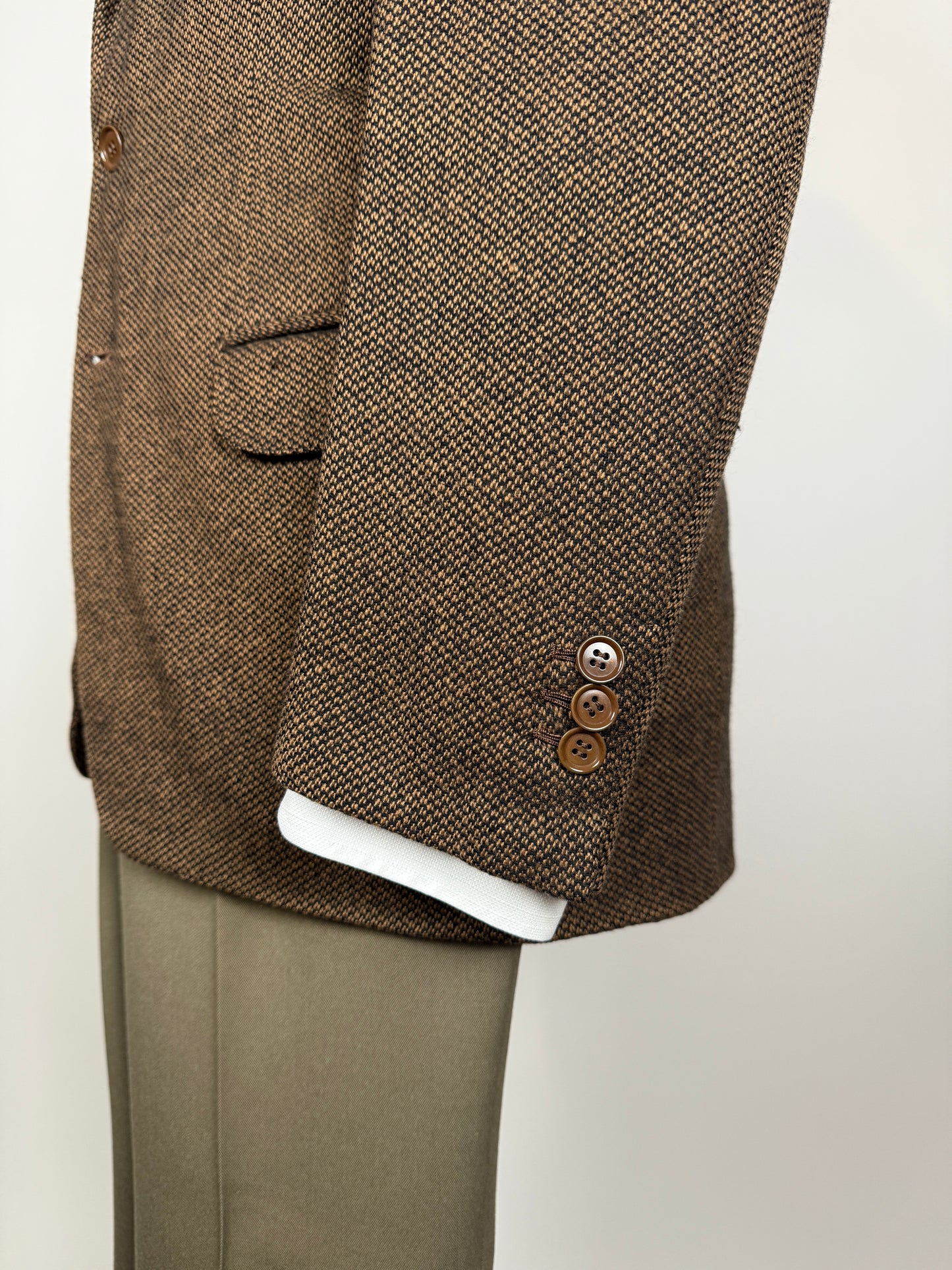 Giacca De Paz anni ‘70 lana e cashmere mélange - tg. 46/48