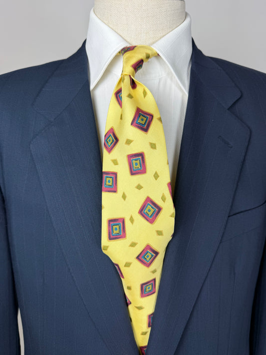 Cravatta Missoni vintage fantasia geometrica