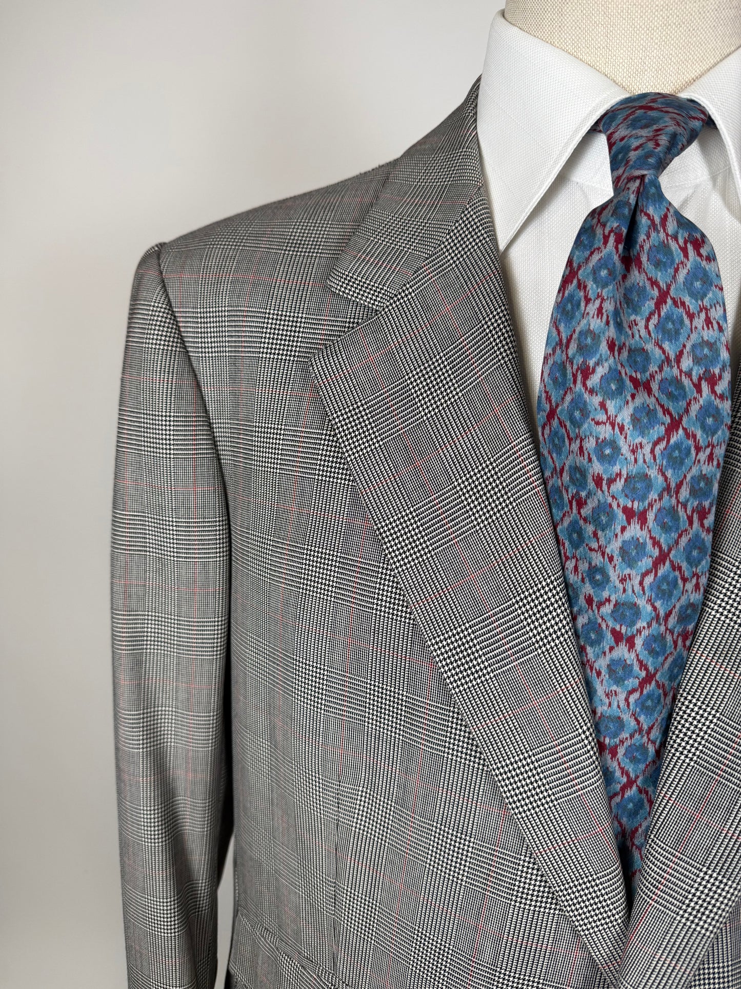 Completo sartoriale principe di Galles pettinato - tg. 54/56