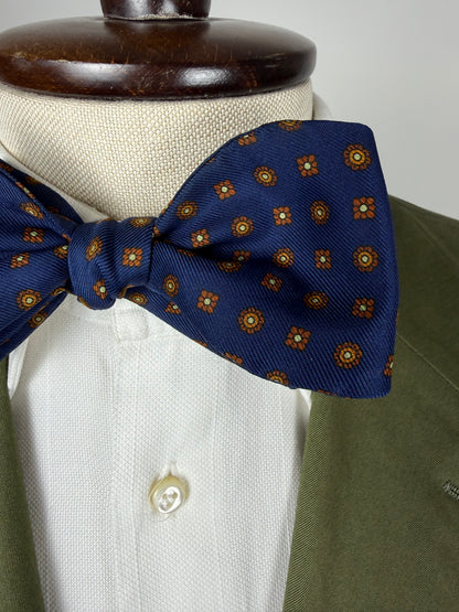 Papillon Marinella micro fantasia navy